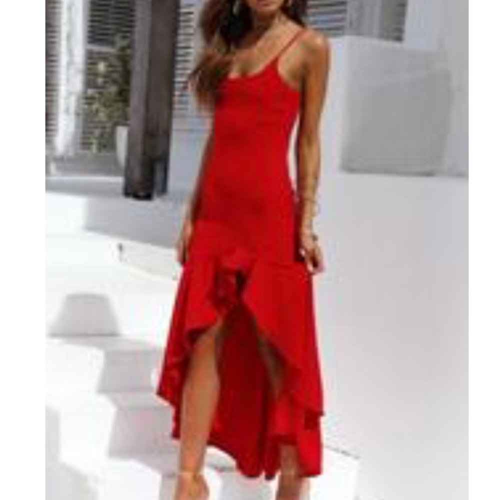 Red dress